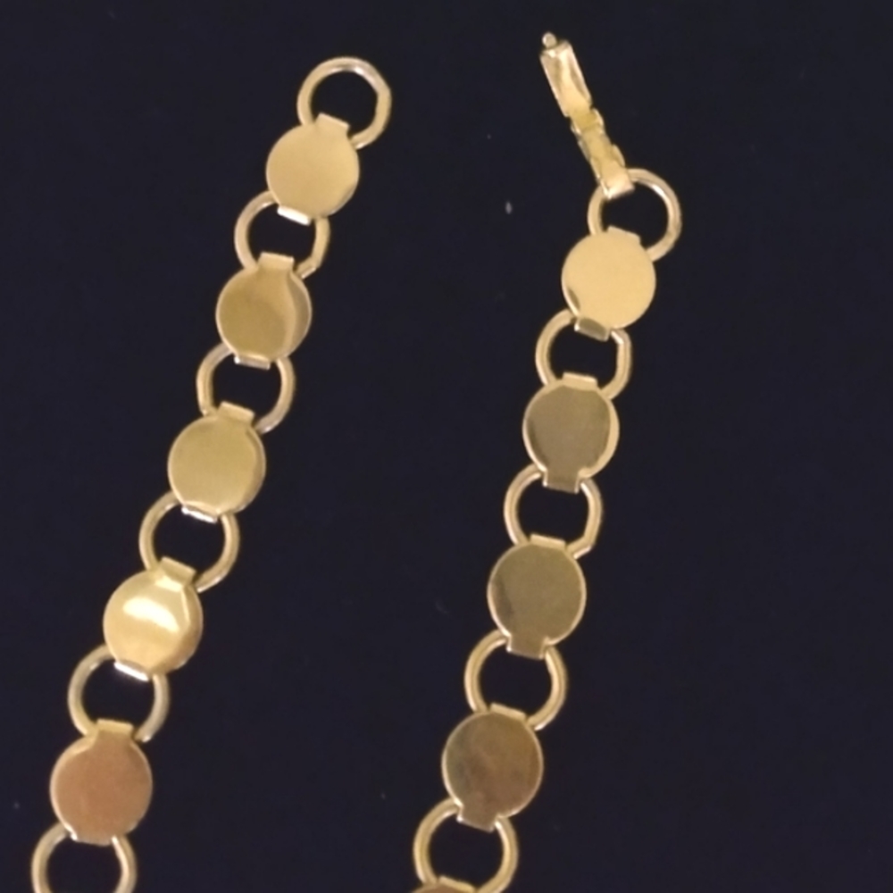 Vtg. Statement Goldtone Tassel Necklace - Picture 7 of 7